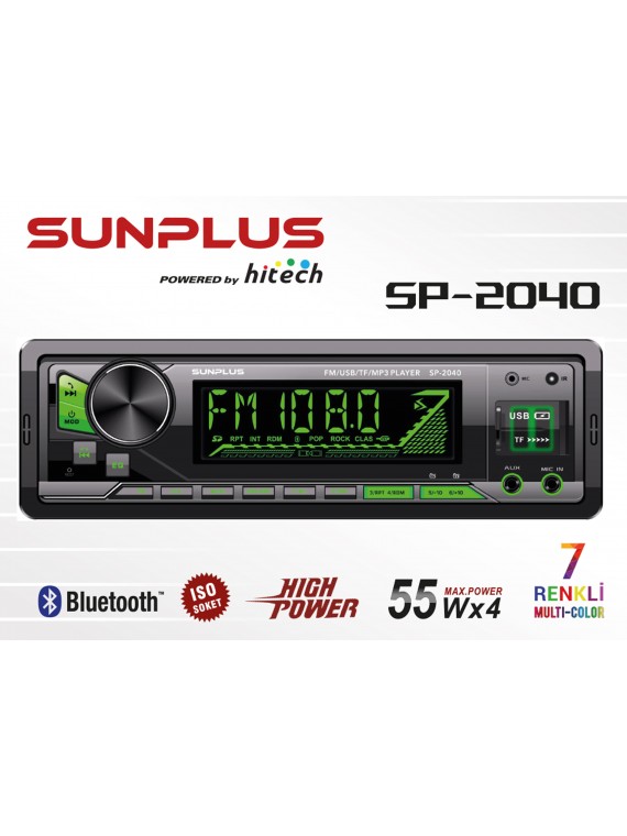 SUNPLUS OTO TEYP SP-2040